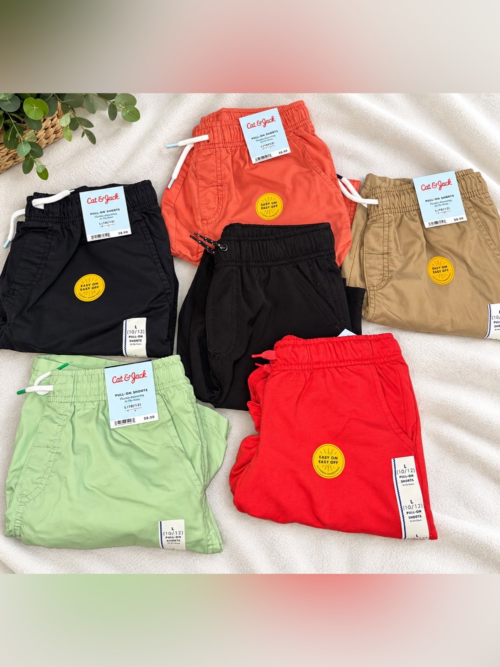 Boys large short bundles NWT